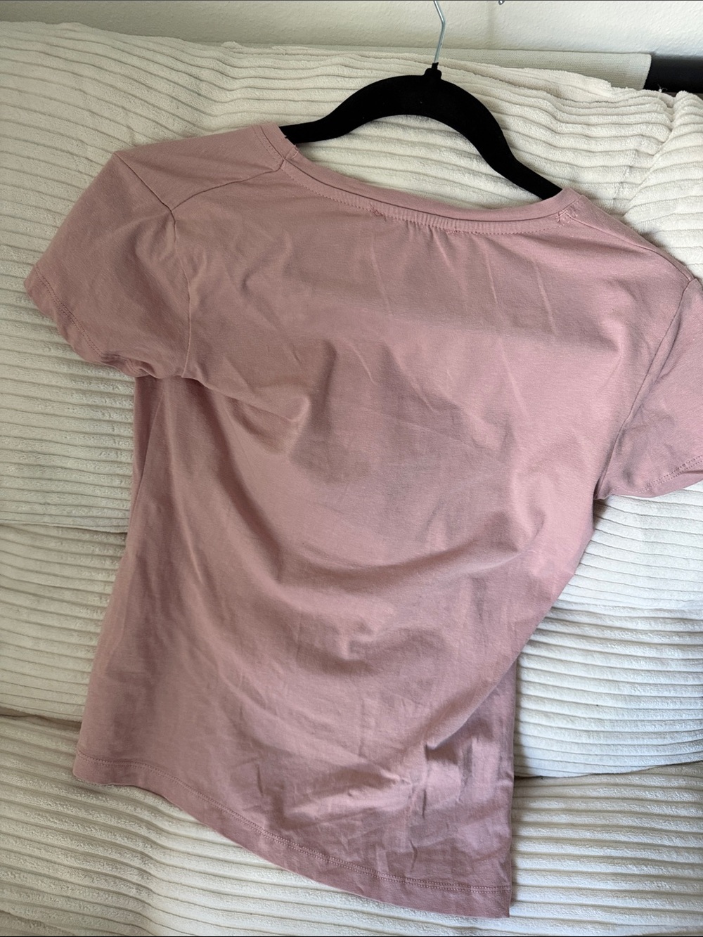Emporio Armani Light Pink Logo Short-Sleeve Tee - Picture 4 of 4